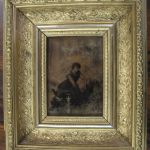 599 1760 GLASS PAINTING